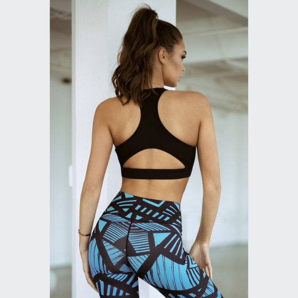 UshopTwo Other - High Neck Sports Bra Black